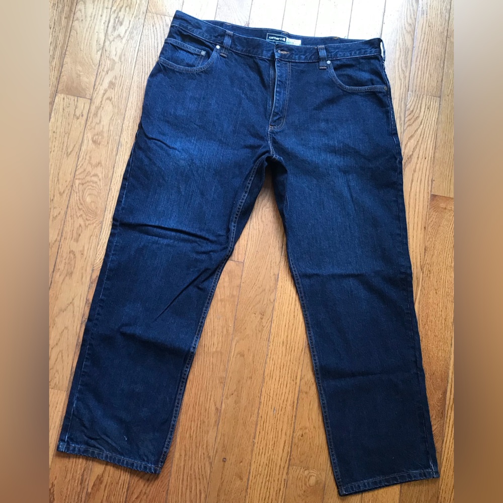 Carhartt Jeans Relaxed Fit Straight Leg Denim Men 40 x 30